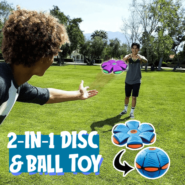 2 In 1 UFO Flying Throw Disc Ball